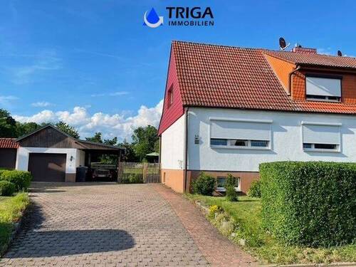 Ansichht von der Straße - Stadthaus im Grünen gesucht? - 249.000,00&nbsp;EUR Kaufpreis, ca.&nbsp; 124,00&nbsp;m&sup2;&nbsp;Wohnfl&auml;che