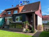 Ansicht vom Garten - 5 Zimmer Doppelhaushälfte zum Kaufen in Nordhausen