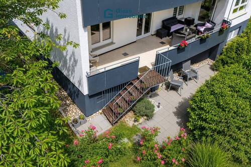 Hausansicht Terrasse - 5 Zimmer Etagenwohnung zum Kaufen in Stuttgart / Degerloch