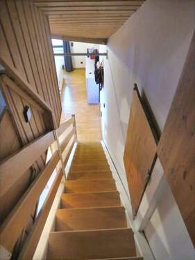 Treppe zum ausgebauten Dachgeschoss - 