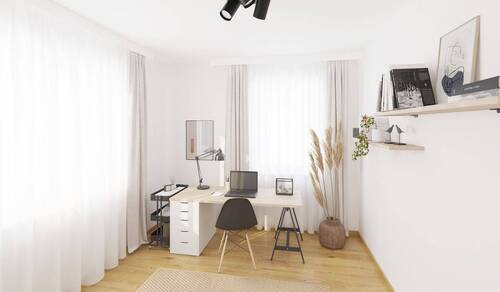 Helles Arbeitszimmer - 