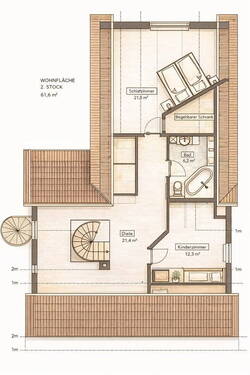 Grundriß Dachgeschoß - 