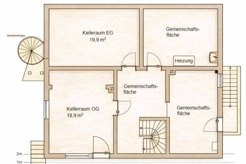 Grundriß Kellergeschoß - 