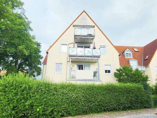 Hausrückseite - 3 Zimmer Etagenwohnung in Weisendorf