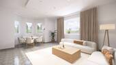 Zimmer 2_Wohnen_Visualisierung - Altbaucharme mit modernem Wohnkomfort - 3-Zimmer-Wohnung im Hochparterre mit Süd-West-Balkon