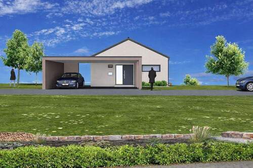 Straßenansicht - Einfamilienhaus mit 150,80 m&sup2; in Minderlittgen zum Kaufen