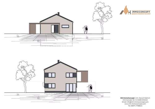 Ansicht Vorder- und Rückseite - 