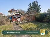 Garten mit Gerätehaus - 5 Zimmer Doppelhaushälfte in Leipzig
