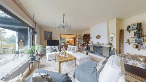 Wohnzimmer - 6 Zimmer Einfamilienhaus in Duingen