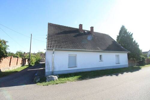 Außenansicht Haus - Sofort verfügbar: 5-Zi.-EFH und separates Baugrundstück in Milzau