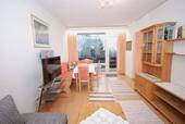 Wohnraum - Ein-einhalb-Zimmer-Wohnung im Apartmenthaus Am Schroffen mit Schwimmbad