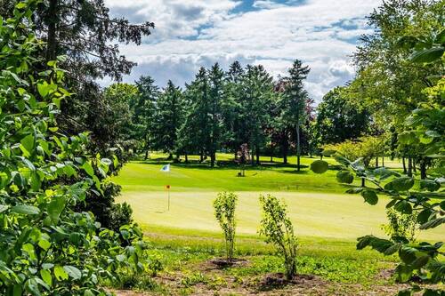 Ein Abschlag zum Grün - 