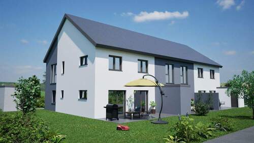 Visualisierung Südwest - 5 Zimmer Reihenmittelhaus in Rosdorf