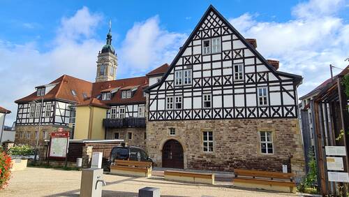 Ansicht Stellplätze - Gewerbeobjekt (Büro, Produktion, Verkauf) zur Miete in Eisenach