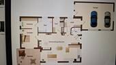 Grundriss des Bungalows - 