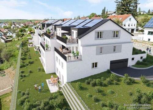 Sulzfeld K18 Südostansicht - Etagenwohnung mit 68,90 m² in Sulzfeld zum Kaufen