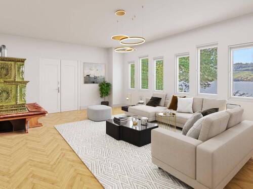 Visualisierung Wohnzimmer OG - 