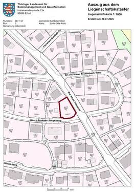 Flurkarte - Grundstück in Bad Lobenstein zum Kaufen