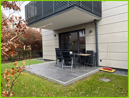 Terrasse mit Garten - 2 Zimmer Etagenwohnung in Apensen