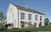 Aussenansicht - Neubau-DHH in Mittbach - Nur 25 Minuten nach MUC