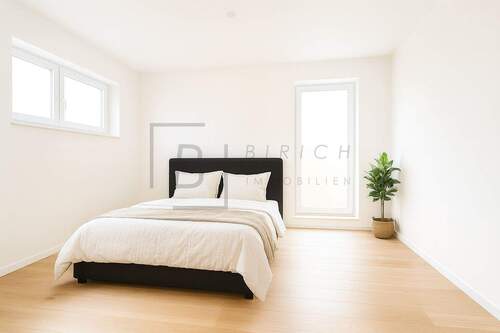 Schlafzimmer - Visualisierung - 2 Zimmer Etagenwohnung zum Kaufen in Neu-Ulm