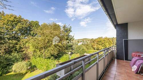 Balkon 1 - Ideal geschnittene 2-Zimmer-Wohnung mit West-Balkon, Stellplatz und Erbpacht nahe der Hildener Heide
