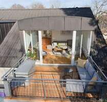 Exklusive Dachgeschosswohnung mit großer Südwest-Terrasse in ruhiger Wohnlage - Ottobrunn