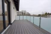 Balkon.2.JPG - Moderne Komfortwohnung, Erdwärme, barrierearm, Aufzug, großer Balkon
