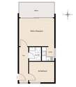 Grundriss der Wohnung (Grundriss nicht maßstabsgerecht) - 