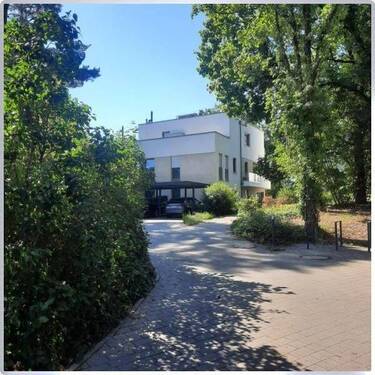 Zufahrt im Burgberg-Park - moderne, barrierefreie 3 Zimmer-Wohnung im EG mit Terrasse auf einem ca. 4.550 m² großem Burgberg-Park-Grundstück mit...