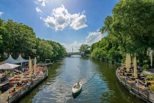 www.elbe-spree.com - Ideal für Familien oder WGs - Großzügige Souterrain-Wohnung mit eigenem Eingang nahe Außenalster