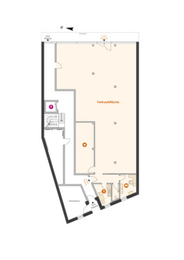 EG Ladeneinheit - 4 Zimmer Gewerbeobjekt (Büro, Produktion, Verkauf) in Gunzenhausen