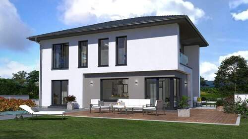 Ansicht Garten - BLICKFANG IM SÜDLICHEM FLAIR - 740.900,00 EUR Kaufpreis, ca.  182,00 m² Wohnfläche