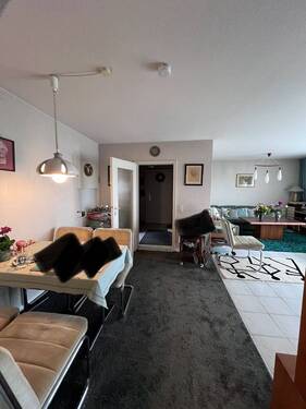 Wohnzimmer - Etagenwohnung mit 87,00 m&sup2; in Rheinfelden zum Kaufen