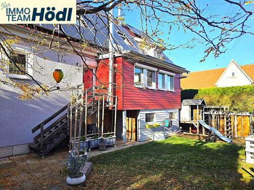 Ansicht hinten und Garten - 