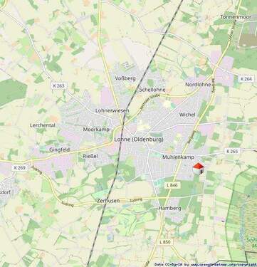 Makrolage - Grundstück in Lohne (Oldenburg) / Hamberg