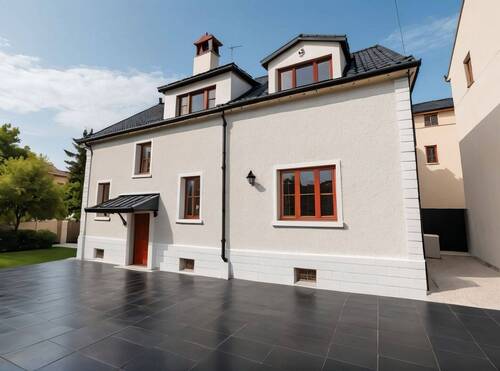 KI-Beispiel Hausansicht hinten - Mehrfamilienhaus, Wohnhaus mit 144,20 m&sup2; in Wiesbaden zum Kaufen