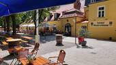 Biergarten fußläufig 15 Min - 
