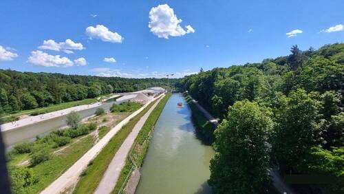 Blick ins Isartal nahe Objekt - Etagenwohnung mit 58,50 m² in München zum Kaufen