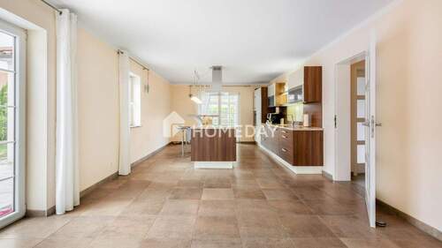 EG Küche 1 - Stilvolles Einfamilienhaus mit Wintergarten, Terrasse und gehobener Ausstattung