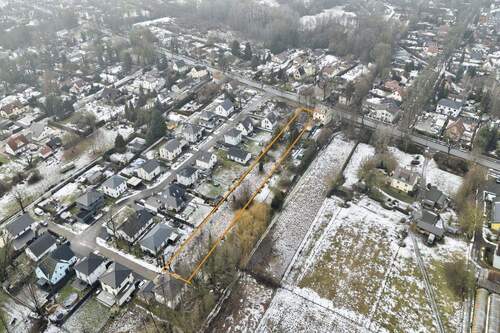 Aufsicht des Baugrundstückes - Grundstück in Zossen / Dabendorf