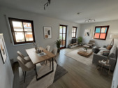 Wohnbereich - virtuelles Staging - sehr gepflegte 2-Zi.-Wohnung mit Balkon, EBK und TG-Stellplatz in zentraler Lage