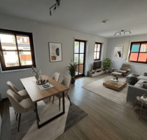 sehr gepflegte 2-Zi.-Wohnung mit Balkon, EBK und TG-Stellplatz in zentraler Lage - Gerbrunn