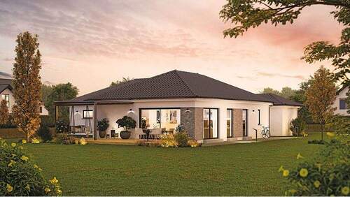 Visualisierungsbeispiel Bungalow - Individuell geplanter Bungalow mit Keller in Öhningen, inklusive Grundstück