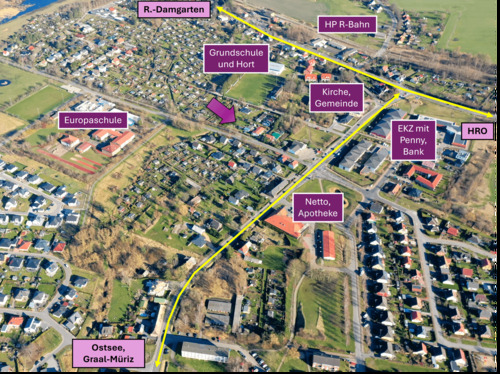 Lage Drohnenbild - 6 Zimmer Einfamilienhaus zum Kaufen in Rövershagen