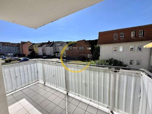 Balkon WE 10 - 1 Zimmer Etagenwohnung in Weida