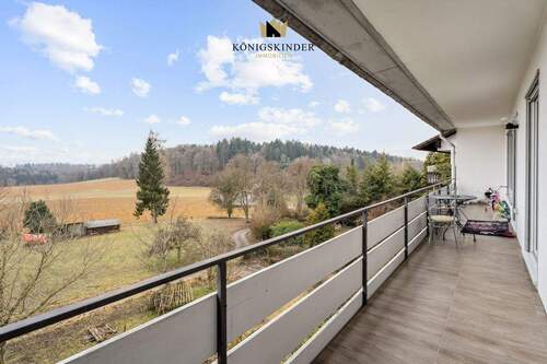 Balkon mit Fernsicht - 8 Zimmer Mehrfamilienhaus, Wohnhaus zum Kaufen in Radolfzell