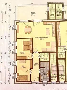 Drei-Zimmer Erdgeschoss - 