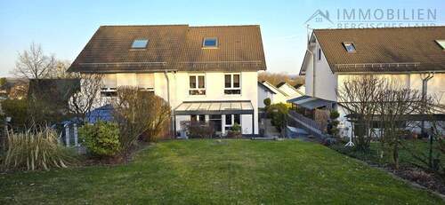 Gartenansicht - Doppelhaushälfte mit 120,00 m&sup2; in Hückeswagen zum Kaufen