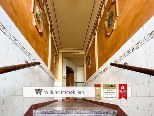 Treppenhaus - Provisionsfrei! 4 Zimmer mit Aufzug, Parkett und Fußbodenheizung